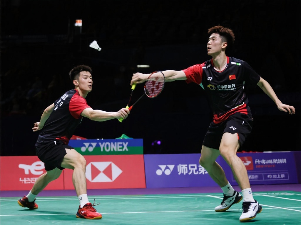 在羽毛球运动的赛场上，每一次对决都带来无