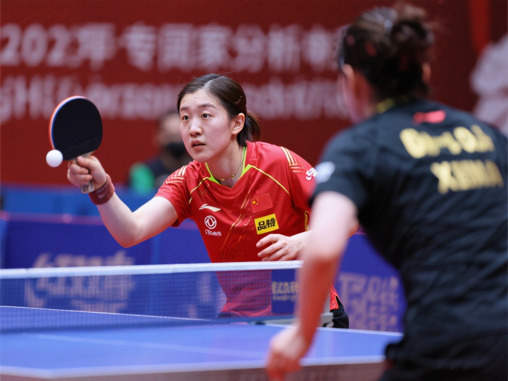 乒乓球名将钱天一强势晋级女单16强 有专家分析指出,她的发球技术和落点选择在