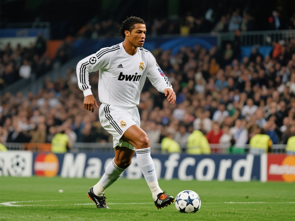 昔日绿茵场上的球王罗纳尔多（大罗），以精